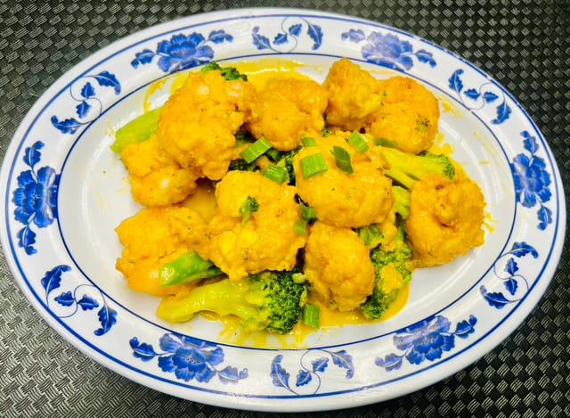 Creamy Salted Egg Shrimp.