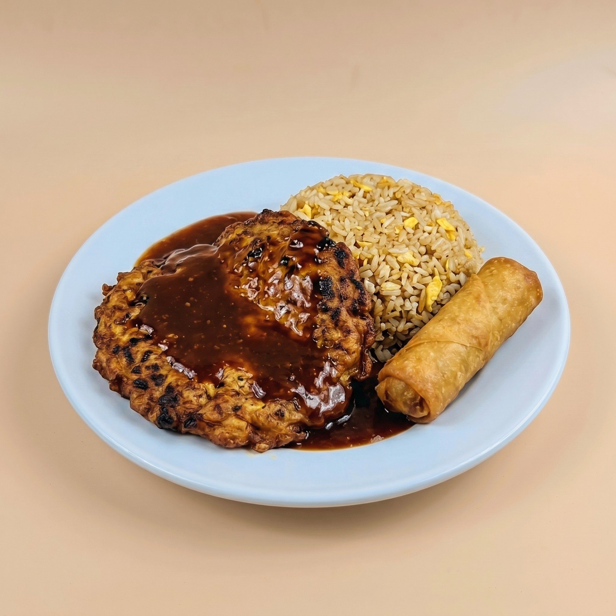 Pork Egg Foo Young.