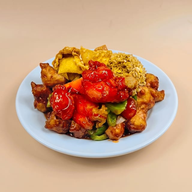 Sweet & Sour Shrimp.