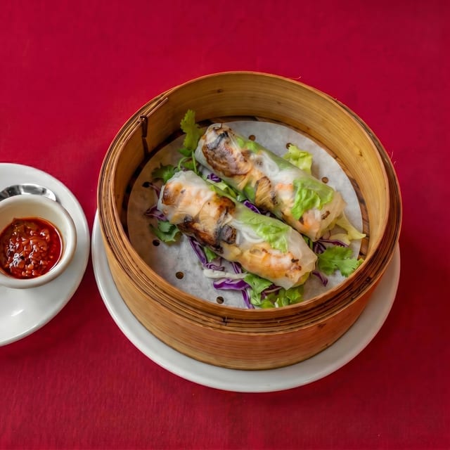 Grilled Chicken Spring Roll.