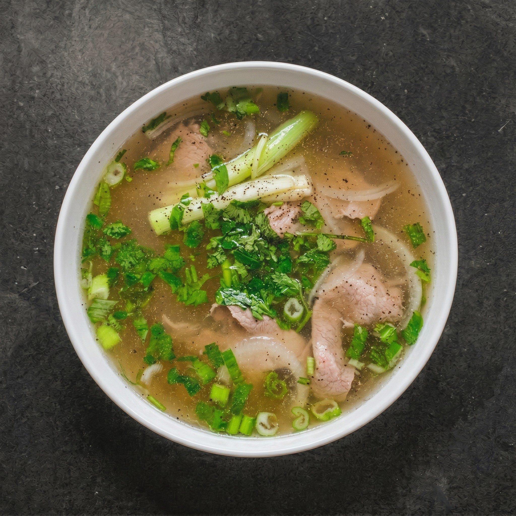 Vietnamese Soup Pho Beef.
