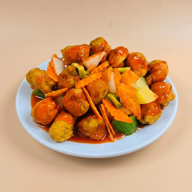Sweet & Sour Chicken.